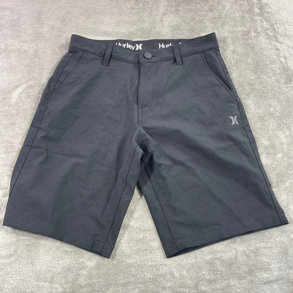Hurley Hybrid Walk Shorts Mens 28 Black Quick Dry Stretch Boardshorts